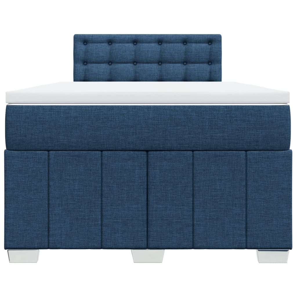 Giroletto a Molle con Materasso Blu 120x200 cm in Tessuto | homemem39