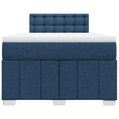 Giroletto a Molle con Materasso Blu 120x200 cm in Tessuto | homemem39