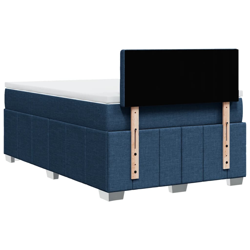 Giroletto a Molle con Materasso Blu 120x200 cm in Tessuto | homemem39
