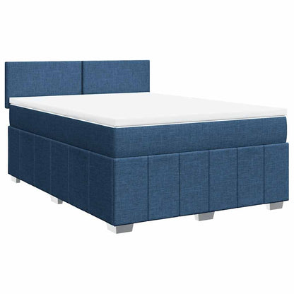 Giroletto a Molle con Materasso Blu 140x190 cm in Tessuto | homemem39