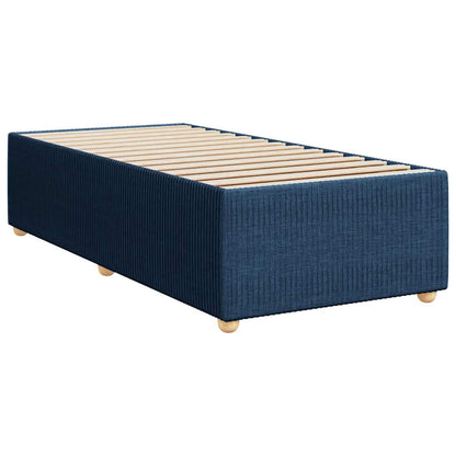 Giroletto a Molle con Materasso Blu 90x190 cm in Tessuto | homemem39