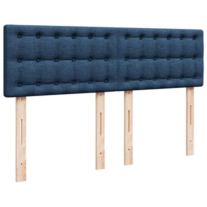 Giroletto a Molle con Materasso Blu 140x190 cm in Tessuto | homemem39