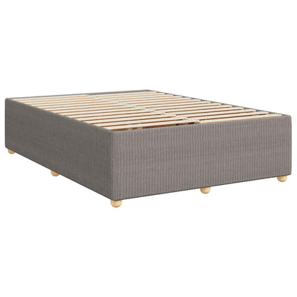 Giroletto a Molle con Materasso Tortora 160x200 cm in Tessuto | homemem39