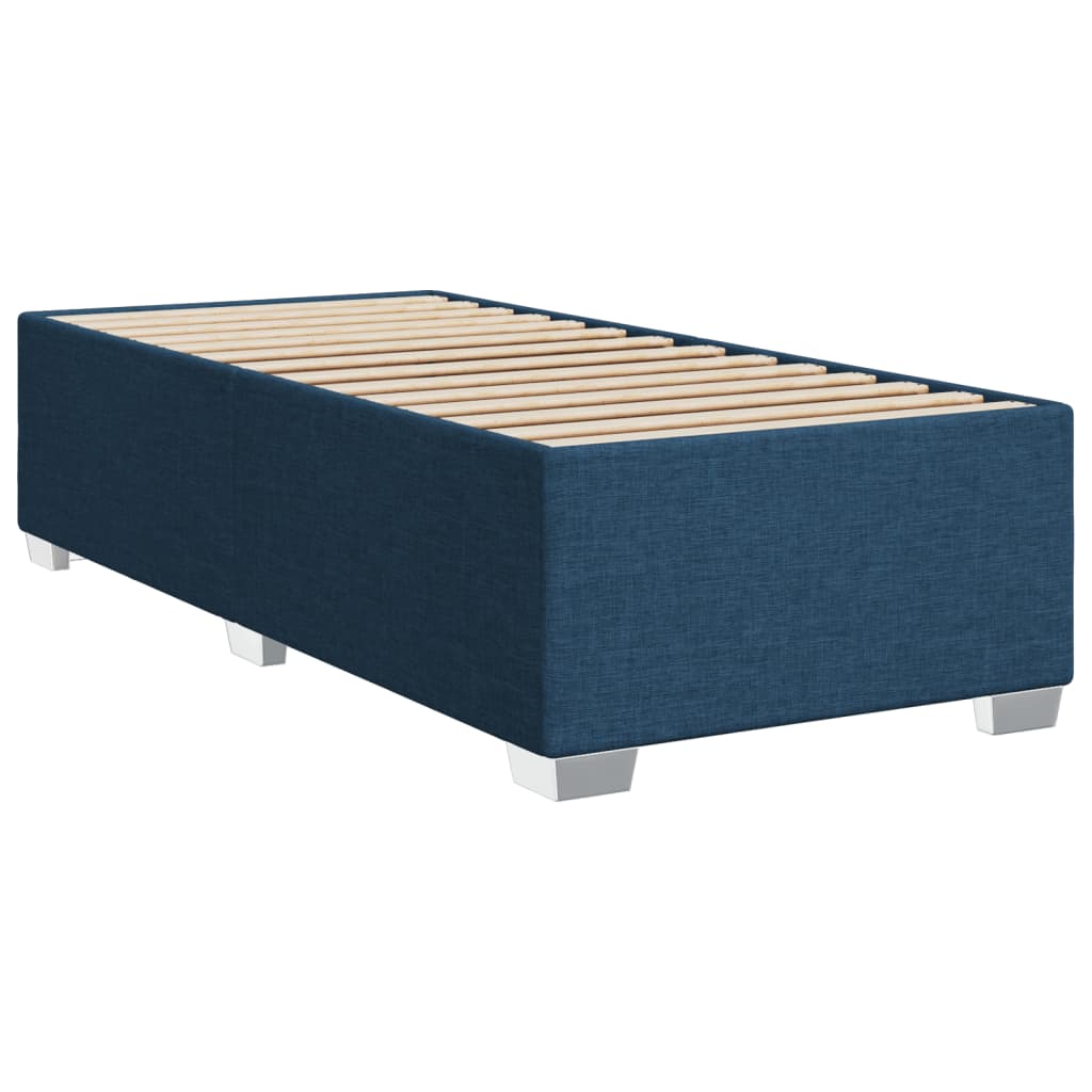 Giroletto a Molle con Materasso Blu 90x200 cm inTessuto | homemem39