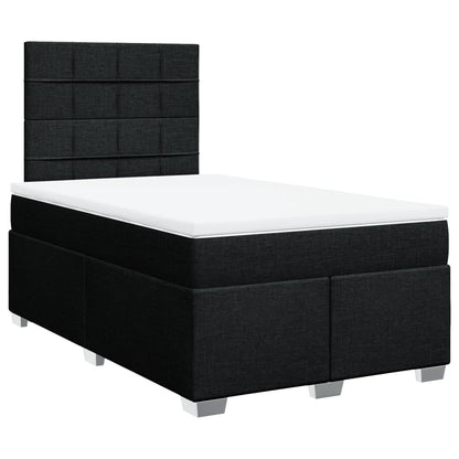 Giroletto a Molle con Materasso Nero 120x190 cm in Tessuto | homemem39