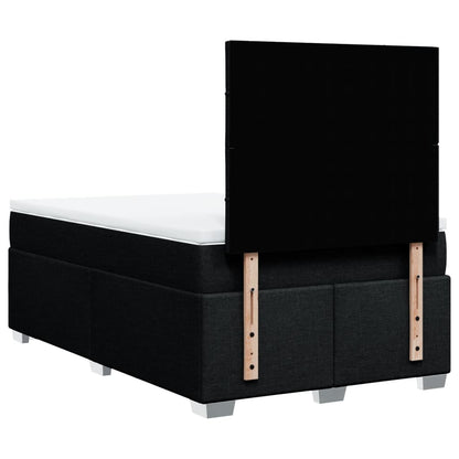 Giroletto a Molle con Materasso Nero 120x190 cm in Tessuto | homemem39