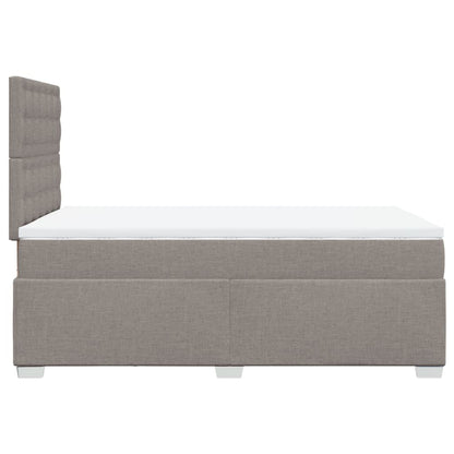 Giroletto a Molle con Materasso Tortora 120x190 cm in Tessuto | homemem39