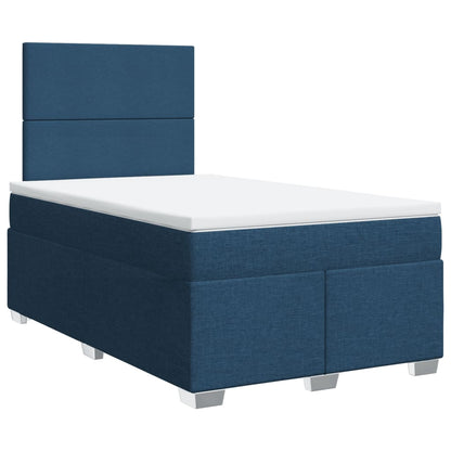 Giroletto a Molle con Materasso Blu 120x200 cm in Tessuto | homemem39