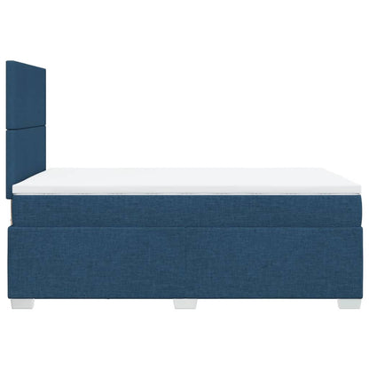 Giroletto a Molle con Materasso Blu 120x200 cm in Tessuto | homemem39