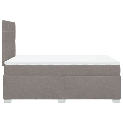 Giroletto a Molle con Materasso Tortora 120x200 cm in Tessuto | homemem39