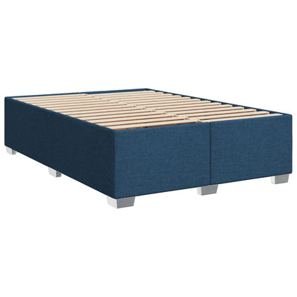Giroletto a Molle con Materasso Blu 140x200 cm in Tessuto | homemem39