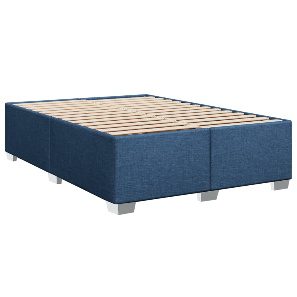 Giroletto a Molle con Materasso Blu 140x200 cm in Tessuto | homemem39