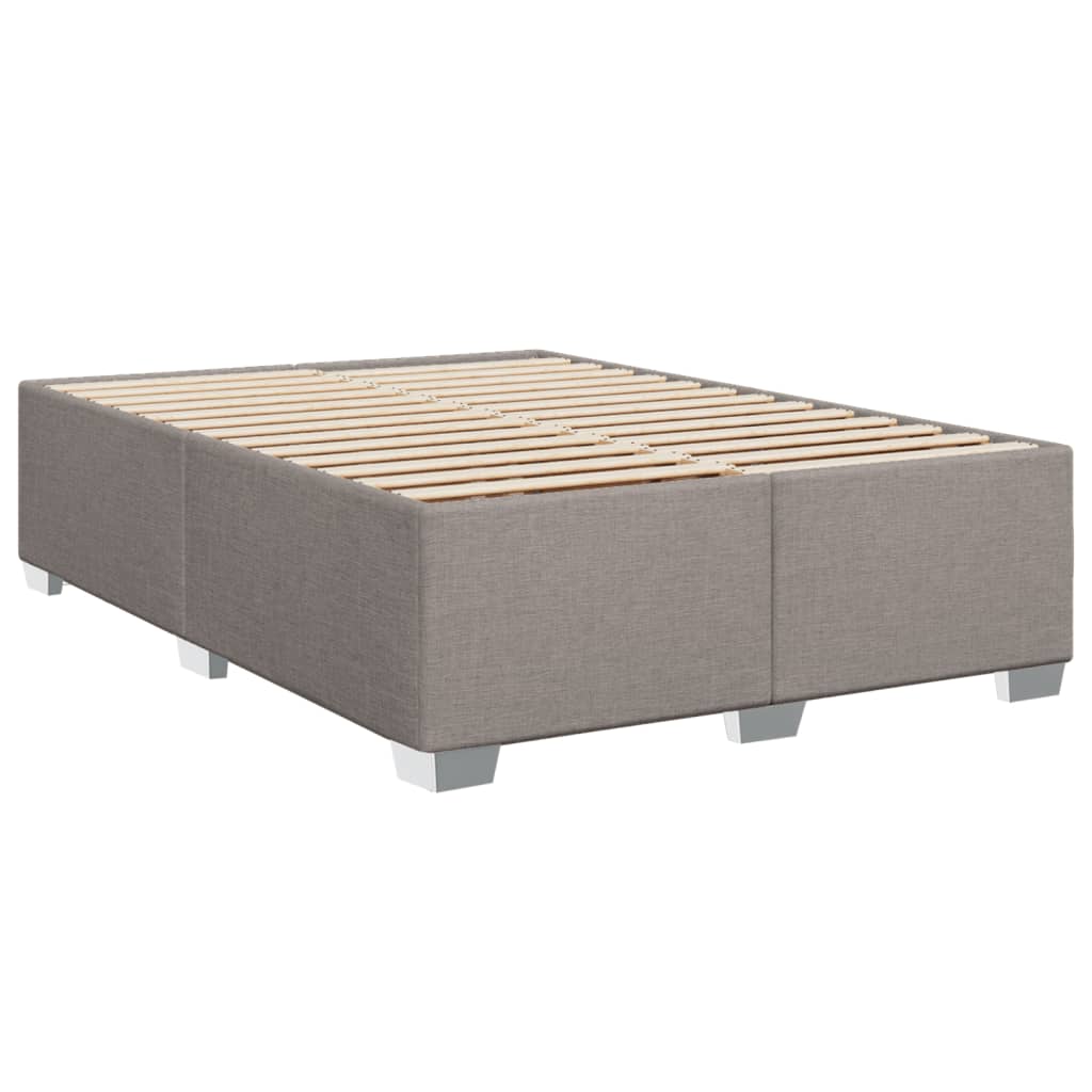 Giroletto a Molle con Materasso Tortora 160x200 cm in Tessuto | homemem39