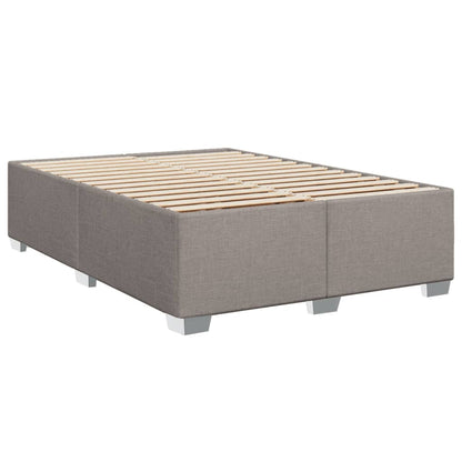Giroletto a Molle con Materasso Tortora 160x200 cm in Tessuto | homemem39