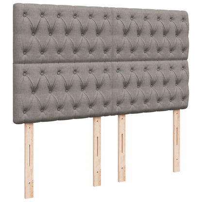 Giroletto a Molle con Materasso Tortora 160x200 cm in Tessuto | homemem39