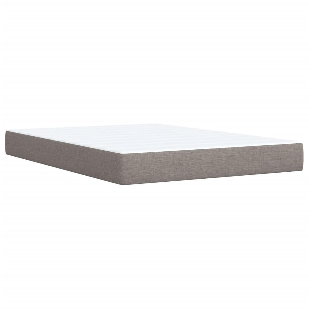 Giroletto a Molle con Materasso Tortora 160x200 cm in Tessuto | homemem39