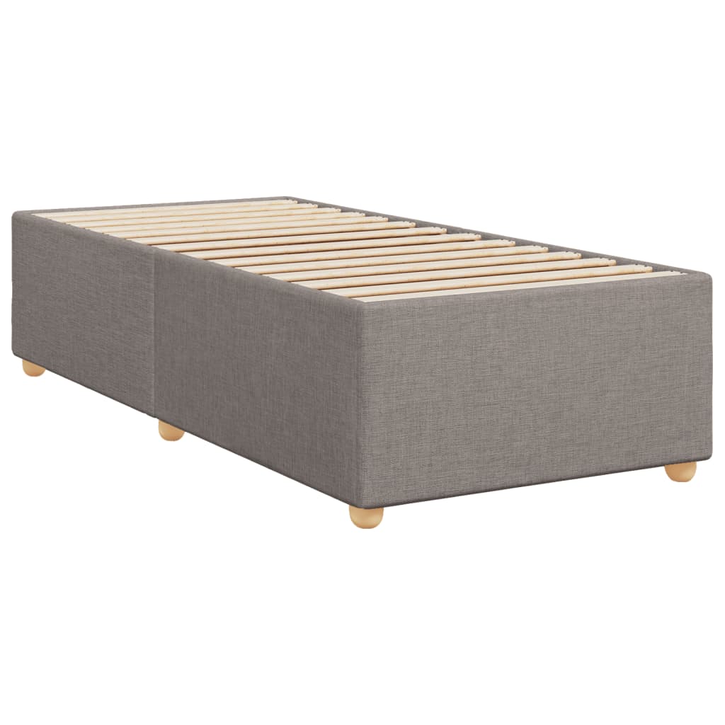 Giroletto a Molle con Materasso Tortora 80x200 cm inTessuto | homemem39