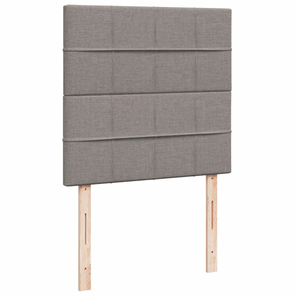 Giroletto a Molle con Materasso Tortora 80x200 cm inTessuto | homemem39