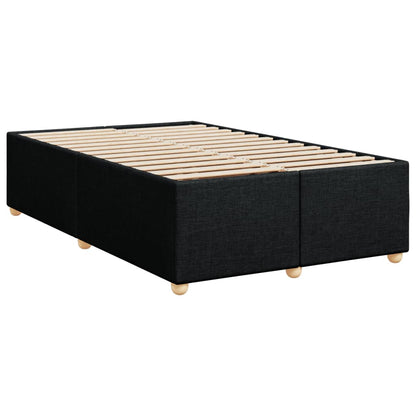 Giroletto a Molle con Materasso Nero 120x190 cm in Tessuto | homemem39