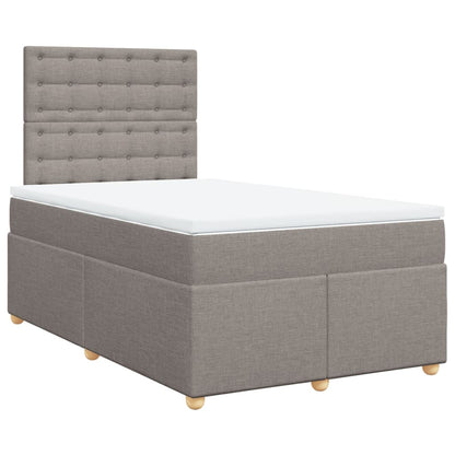 Giroletto a Molle con Materasso Tortora 120x200 cm in Tessuto | homemem39