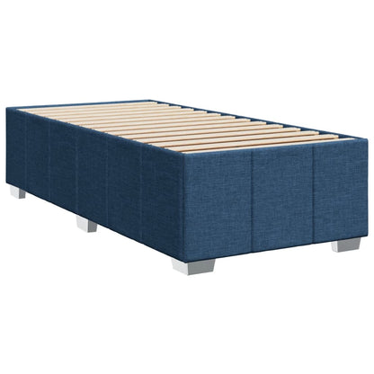 Giroletto a Molle con Materasso Blu 90x200 cm inTessuto | homemem39
