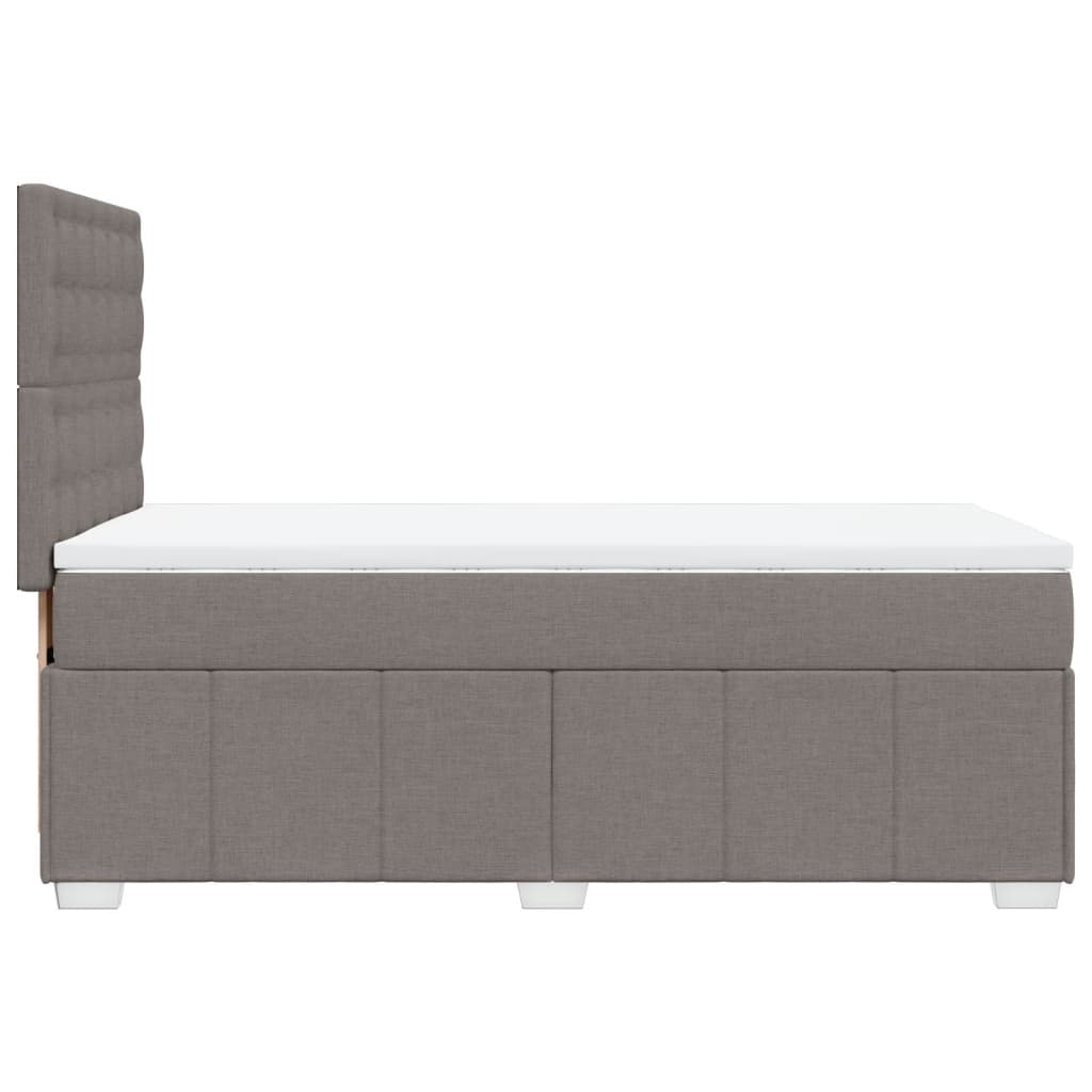 Giroletto a Molle con Materasso Tortora 90x200 cm inTessuto | homemem39