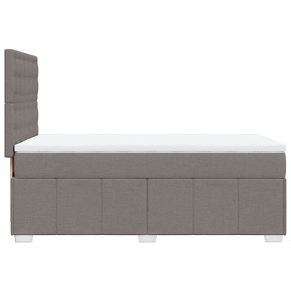 Giroletto a Molle con Materasso Tortora 90x200 cm inTessuto | homemem39