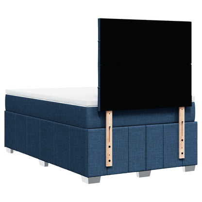 Giroletto a Molle con Materasso Blu 120x200 cm in Tessuto | homemem39