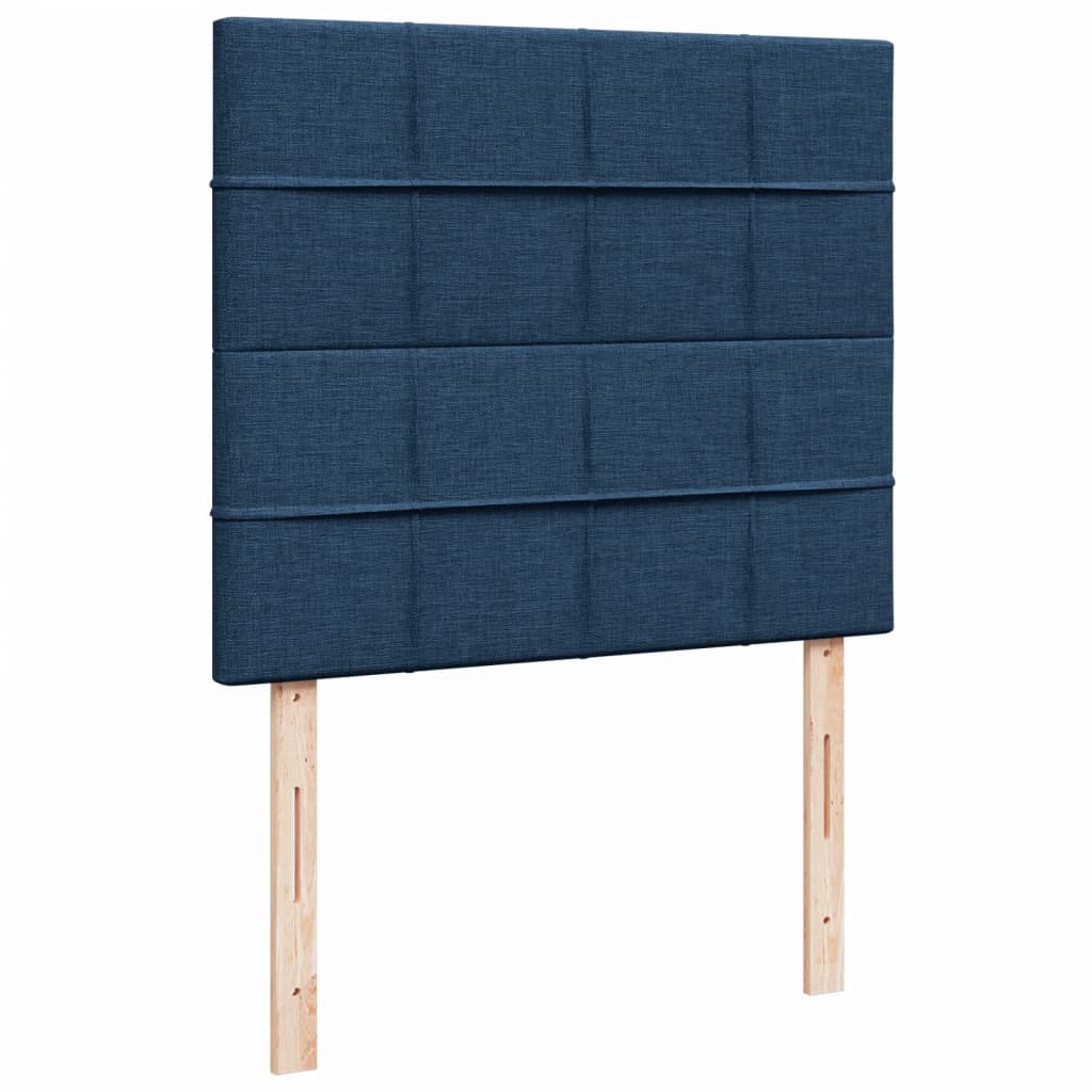 Giroletto a Molle con Materasso Blu 120x200 cm in Tessuto | homemem39