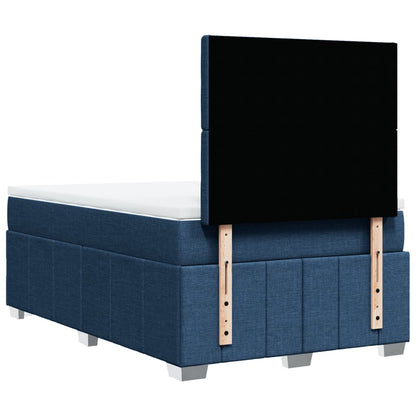 Giroletto a Molle con Materasso Blu 120x200 cm in Tessuto | homemem39