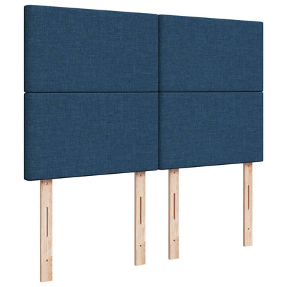Giroletto a Molle con Materasso Blu 140x190 cm in Tessuto | homemem39