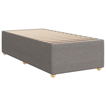 Giroletto a Molle con Materasso Tortora 100x200 cm in Tessuto | homemem39
