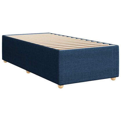Giroletto a Molle con Materasso Blu 100x200 cm in Tessuto | homemem39
