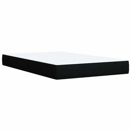 Giroletto a Molle con Materasso Nero 120x200 cm in Tessuto | homemem39