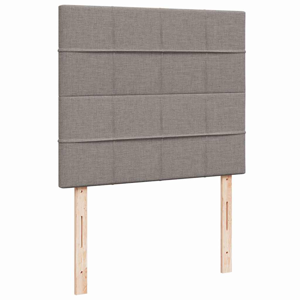 Giroletto a Molle con Materasso Tortora 120x200 cm in Tessuto | homemem39