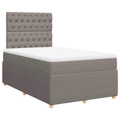 Giroletto a Molle con Materasso Tortora 120x200 cm in Tessuto | homemem39
