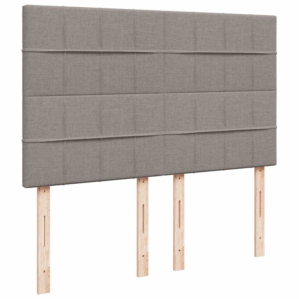 Giroletto a Molle con Materasso Tortora 140x190 cm in Tessuto | homemem39