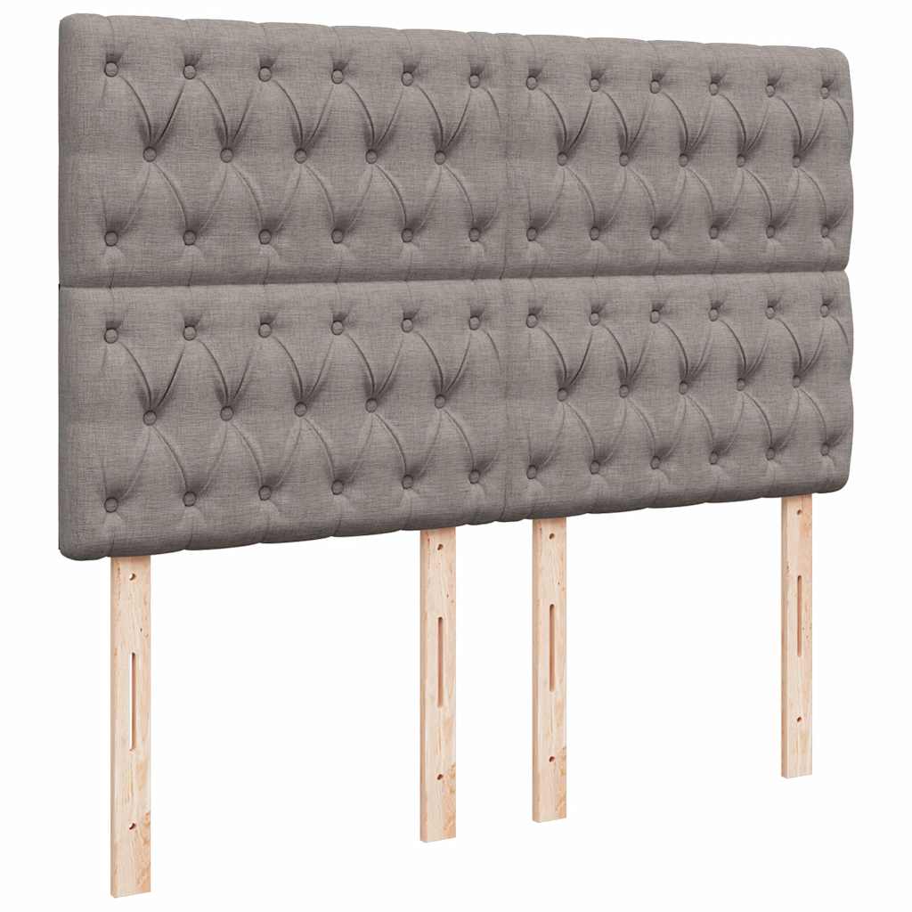 Giroletto a Molle con Materasso Tortora 140x190 cm in Tessuto | homemem39