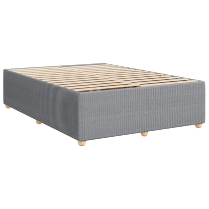 Giroletto a Molle con Materasso Grigio Chiaro 140x200cm Tessuto | homemem39