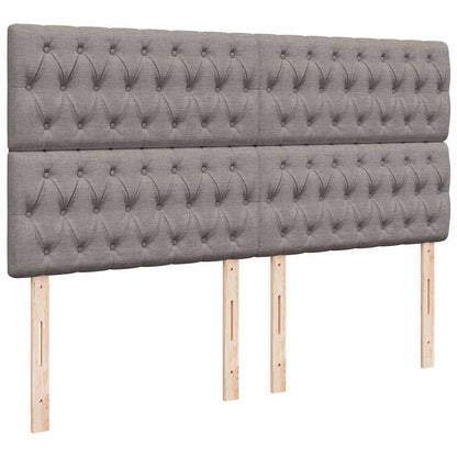 Giroletto a Molle con Materasso Tortora 180x200 cm in Tessuto | homemem39