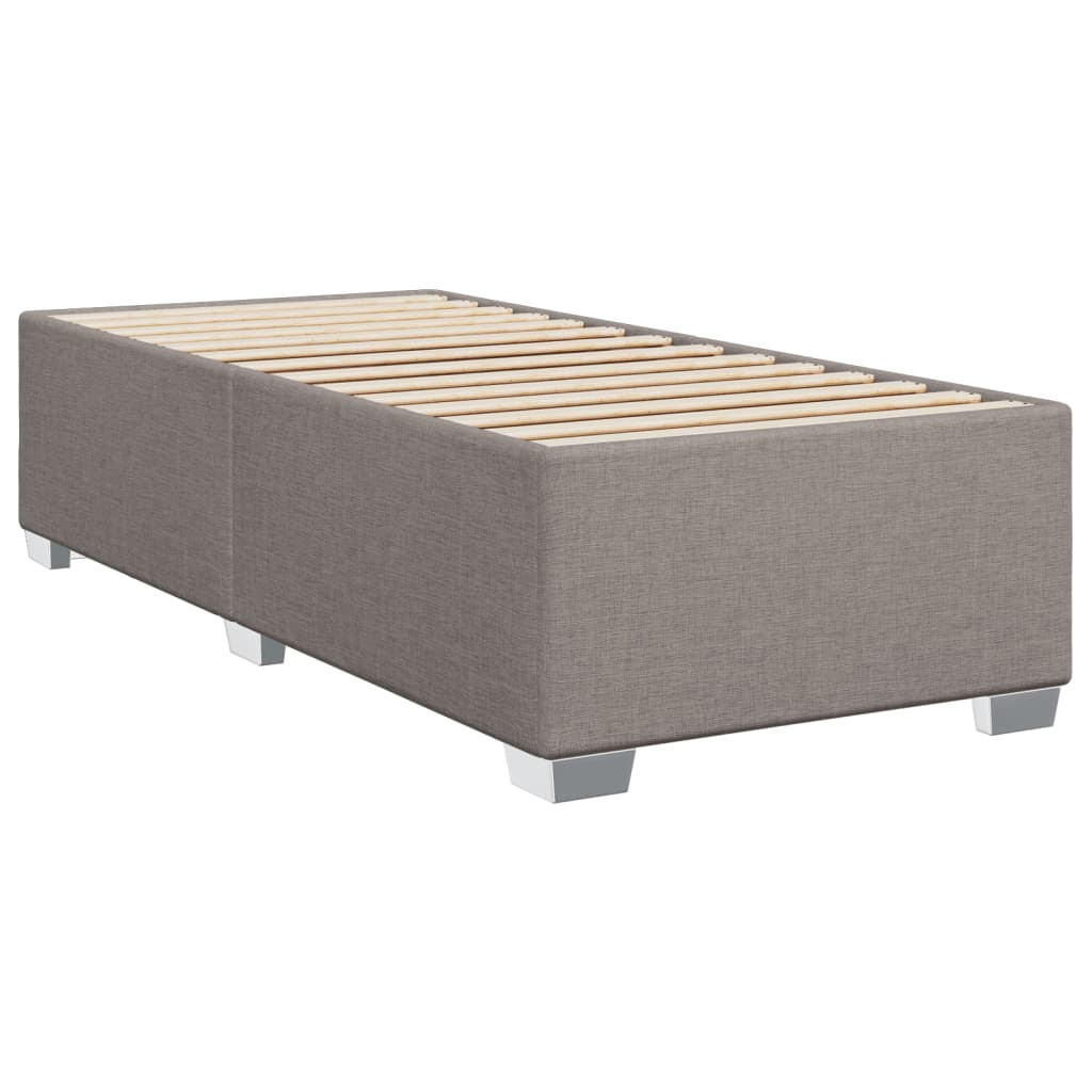 Giroletto a Molle con Materasso Tortora 80x200 cm inTessuto | homemem39