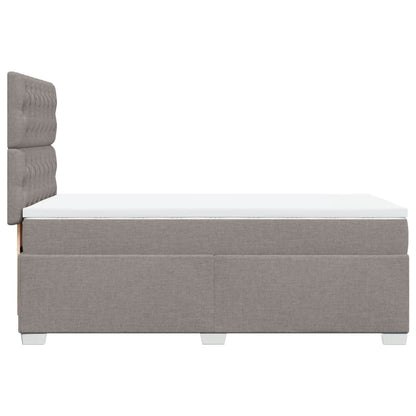 Giroletto a Molle con Materasso Tortora 80x200 cm inTessuto | homemem39