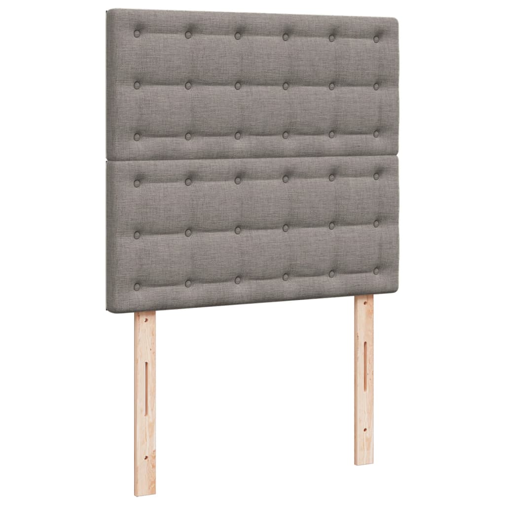 Giroletto a Molle con Materasso Tortora 80x200 cm inTessuto