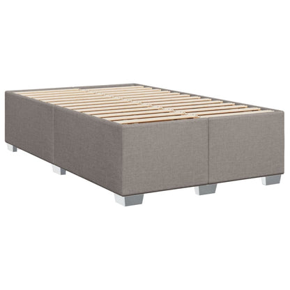Giroletto a Molle con Materasso Tortora 120x190 cm in Tessuto