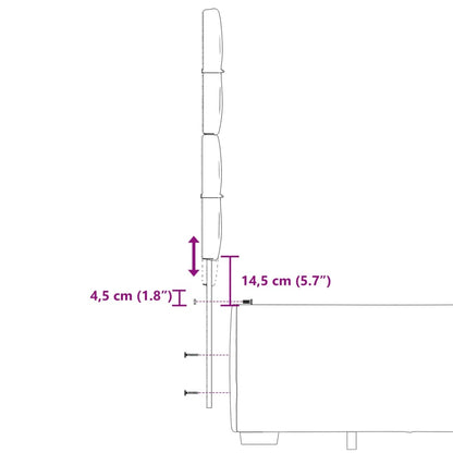 Giroletto a Molle con Materasso Tortora 120x190 cm in Tessuto