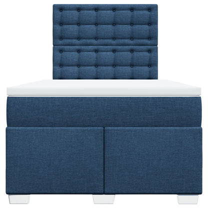 Giroletto a Molle con Materasso Blu 120x190 cm in Tessuto | homemem39
