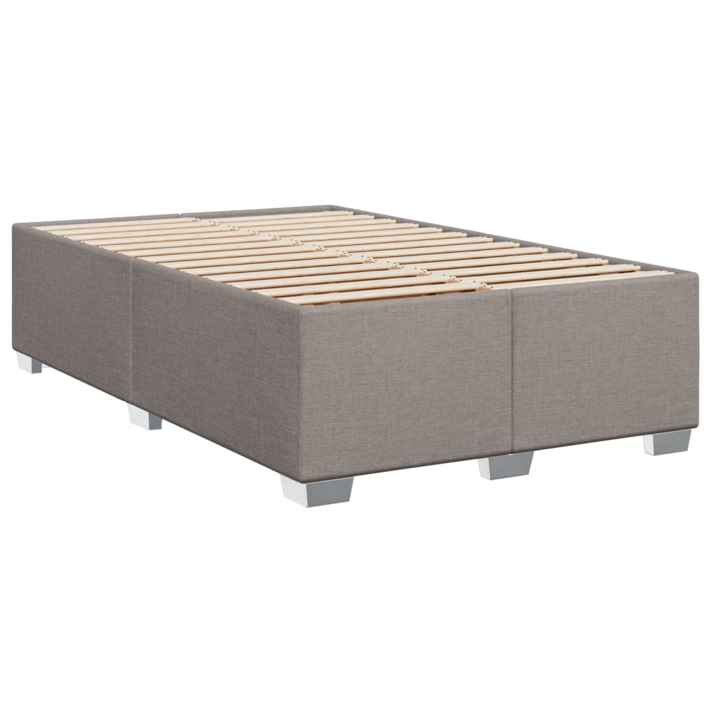 Giroletto a Molle con Materasso Tortora 120x200 cm in Tessuto