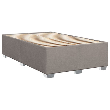 Giroletto a Molle con Materasso Tortora 120x200 cm in Tessuto