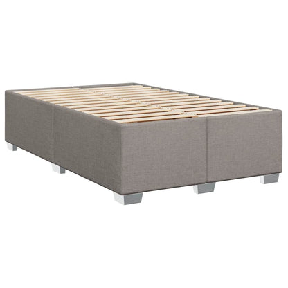 Giroletto a Molle con Materasso Tortora 120x200 cm in Tessuto