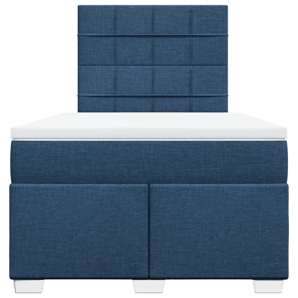 Giroletto a Molle con Materasso Blu 120x200 cm in Tessuto | homemem39